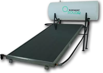 Sistema completo de calentados solar de auto instalación SUNWAY